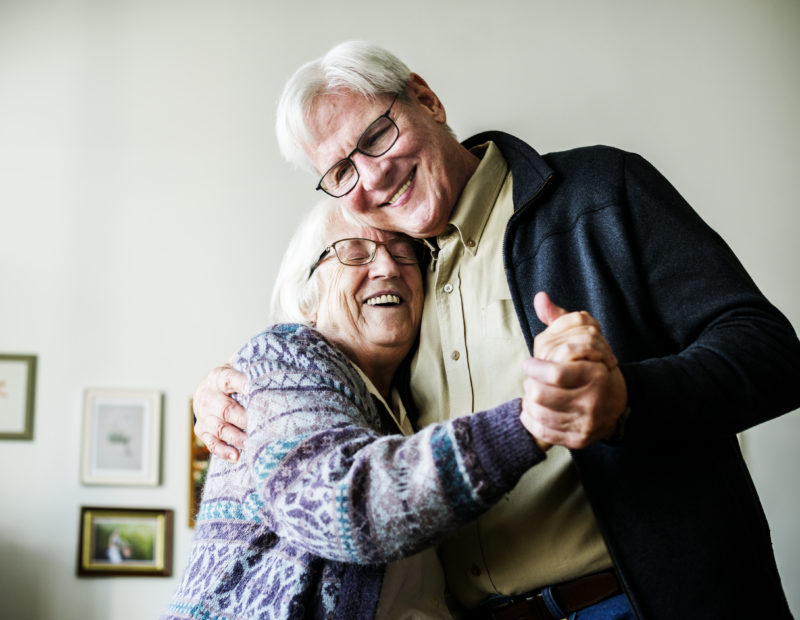 Senior Couple Dancing