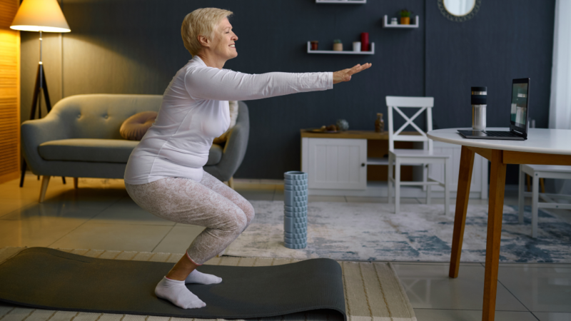 How Australian seniors can stay active at home with online exercise classes