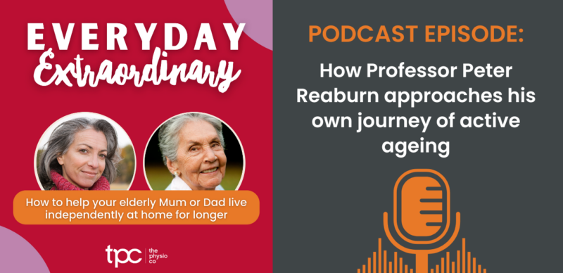 How Professor Peter Reaburn approaches his own journey of active ageing