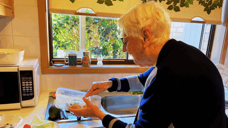 TPC client goal win: Heather, 91, is back in the kitchen – pain-free!