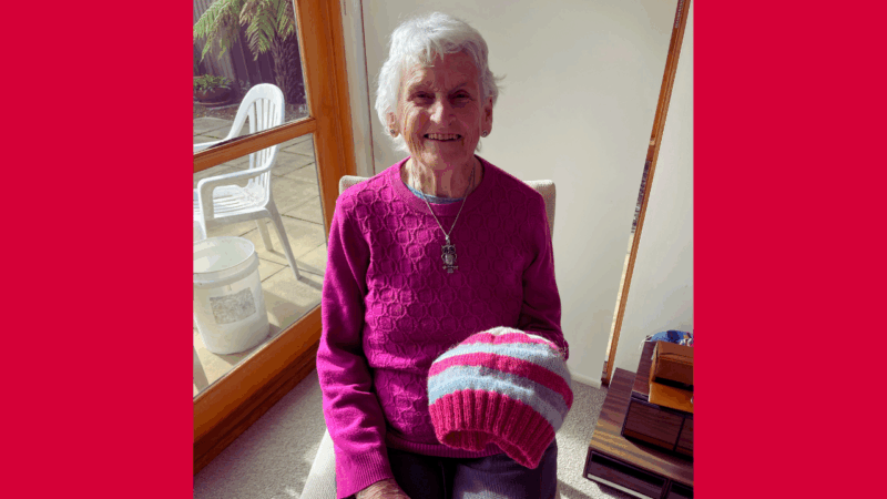 Knitting for a cause: How physio helped Nita give back – without the pain!
