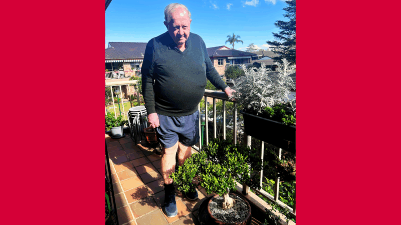 Strength, balance, and bonsai: Malcolm’s story of determination at 82